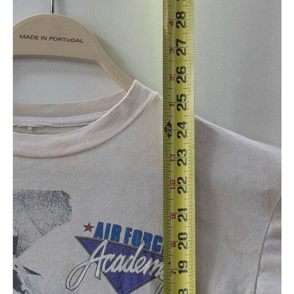 Vintage 90's 1992 USAFA Air Force Academy AOP All Over Print T-Shirt Size L - Picture 6 of 9